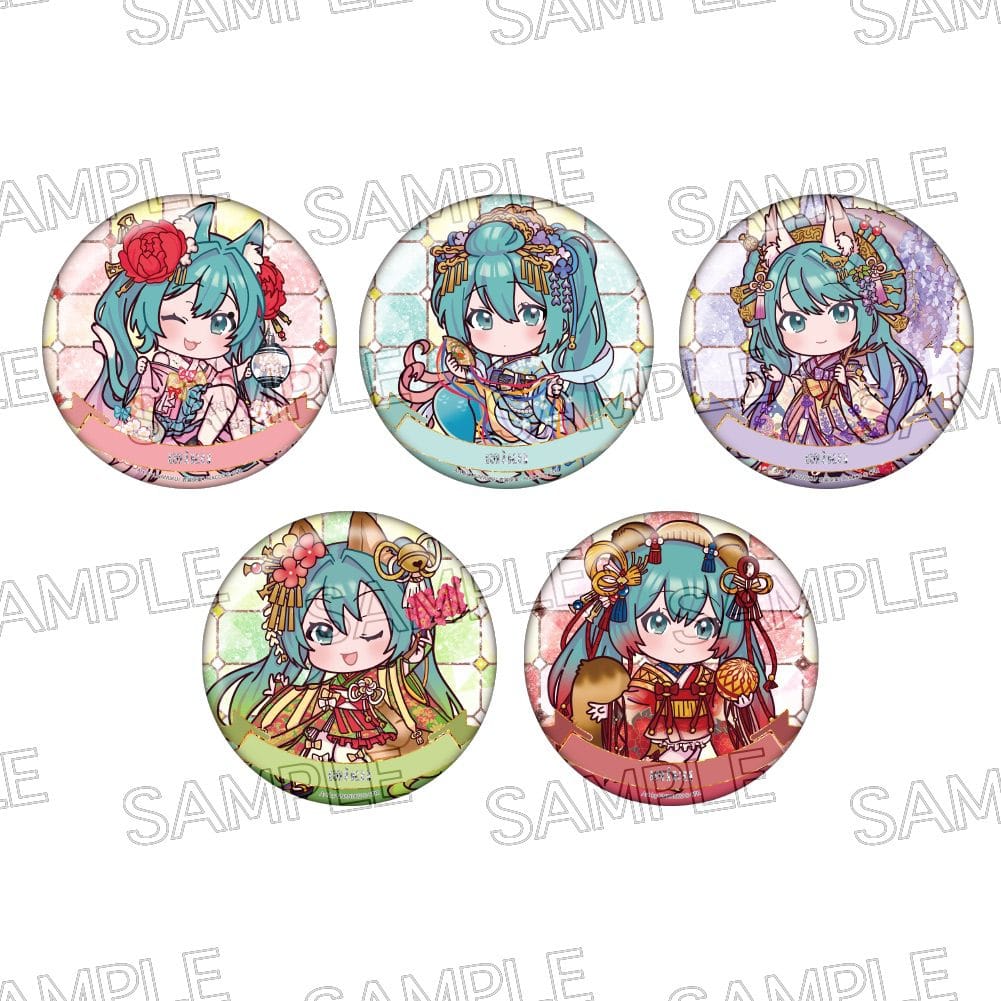 Hatsune Miku Hyakki Yagyō Reien Series Buttons Blind Box "Kirakira" Glittery Buttons Blind Box