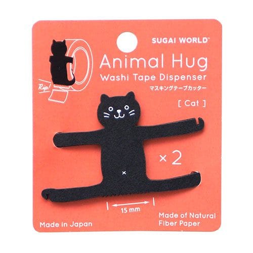 Hugging Kuro Cat Washi Tape Cutter