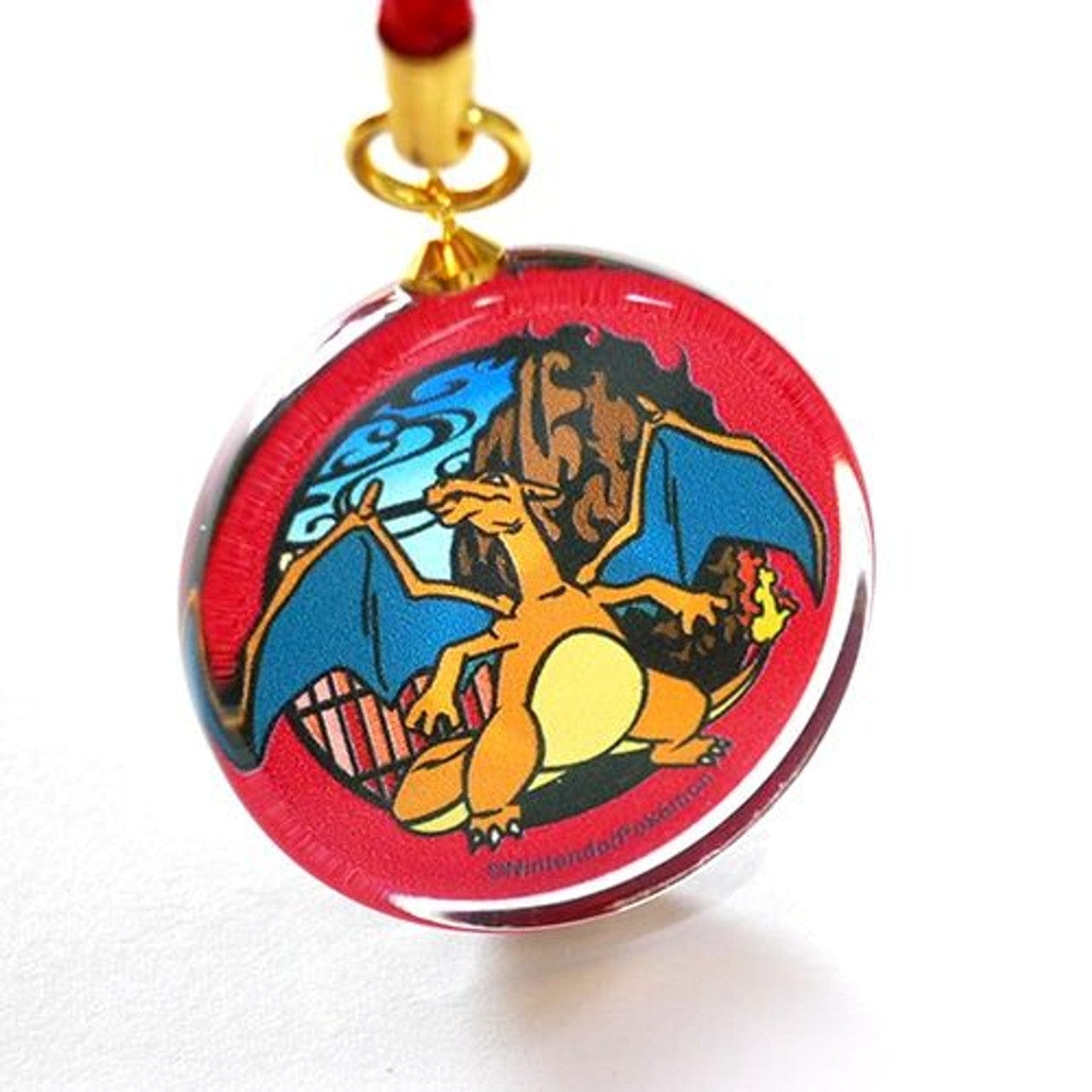 Kirie Series Charizard Glass Strap