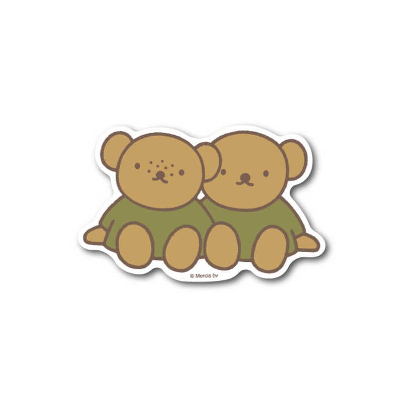 Boris & Barbara Paiting Die Cut Sticker