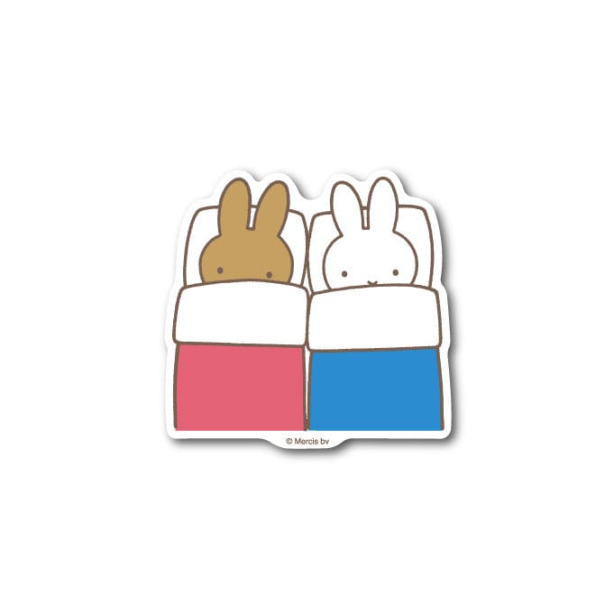 Melanie and Miffy Sleepover Die Cut Sticker