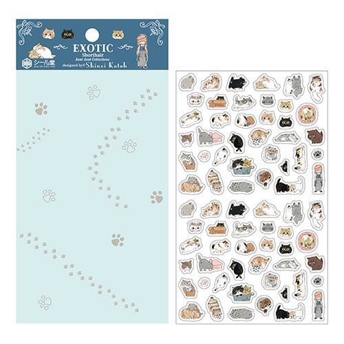 Exotic Shorhair Sticker Sheet