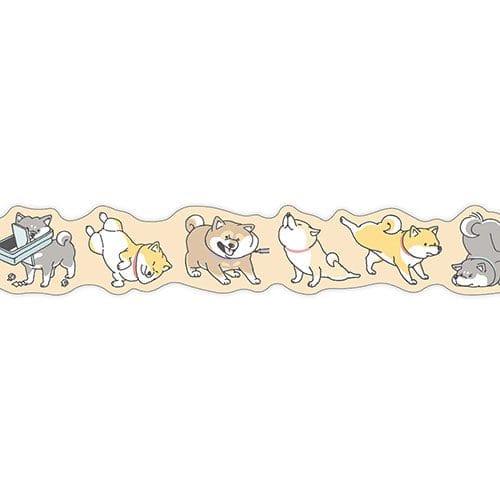 Nanigenai Hibi Shiba Mind Wave Washi Tape