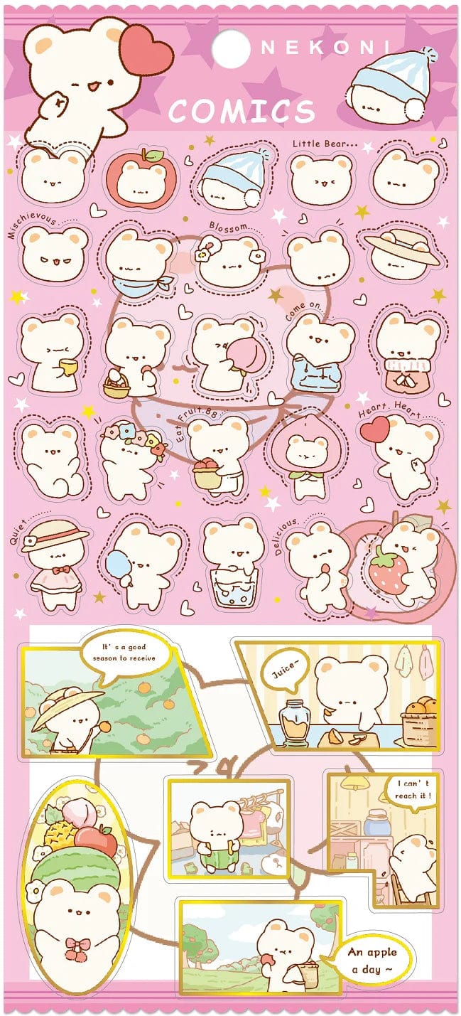 Healthy Bear Daily Life Stickers