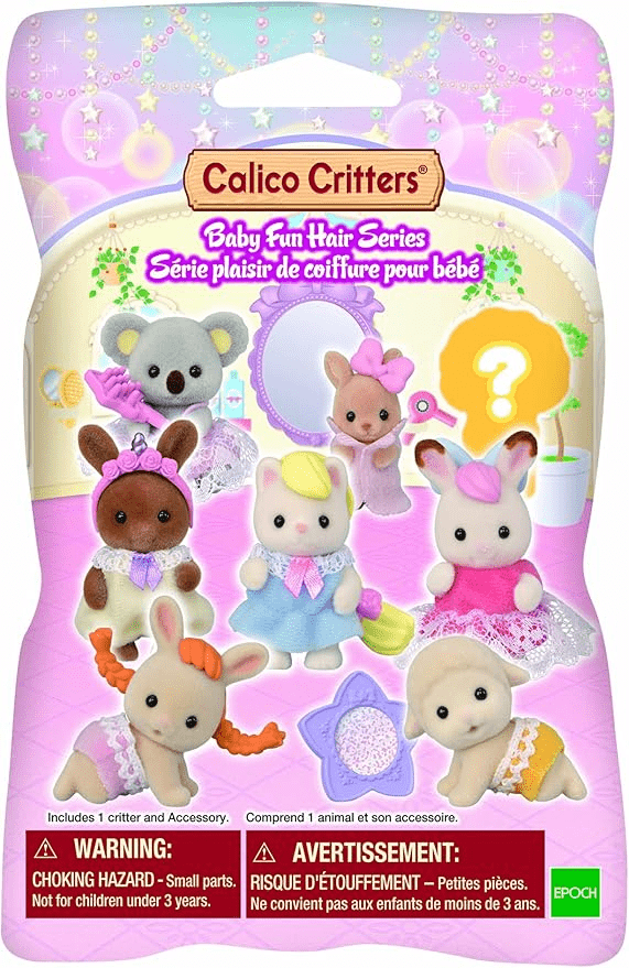 Baby Fun Hair Baby Collectibles Calico Critters Blind Bag