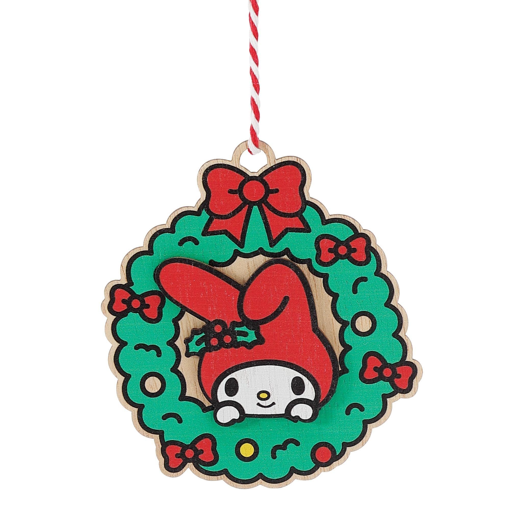 My Melody Wreath Gift Tag Ornament