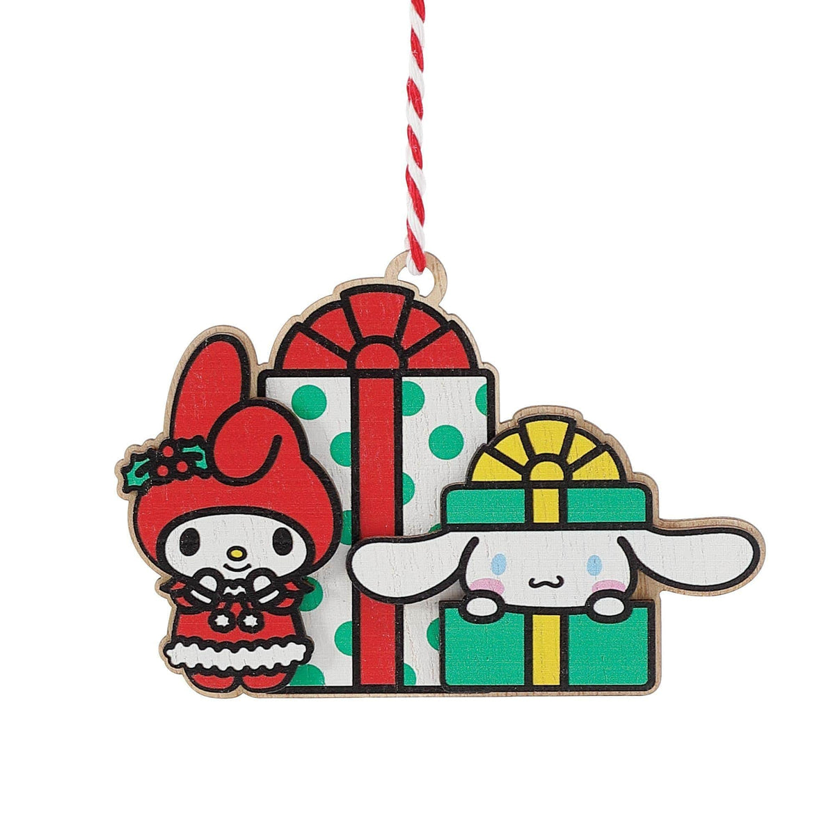 My Melody and Cinnamoroll Gift Tag Ornament