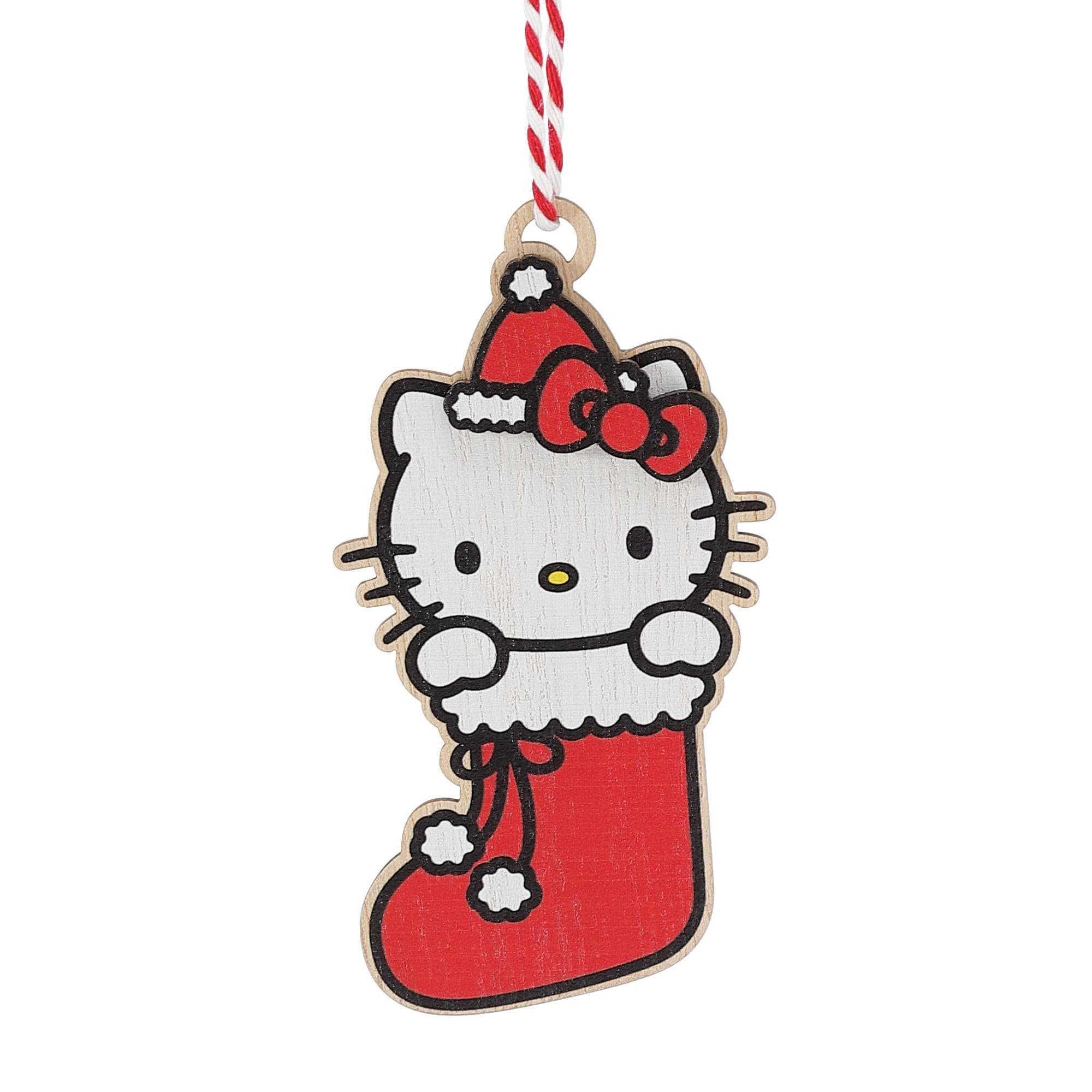 Hello Kitty Stocking Gift Tag Ornament