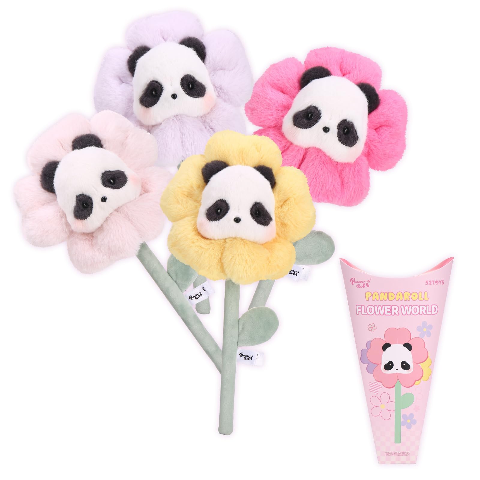 Panda Roll Flower World Plush Flower Blind Box