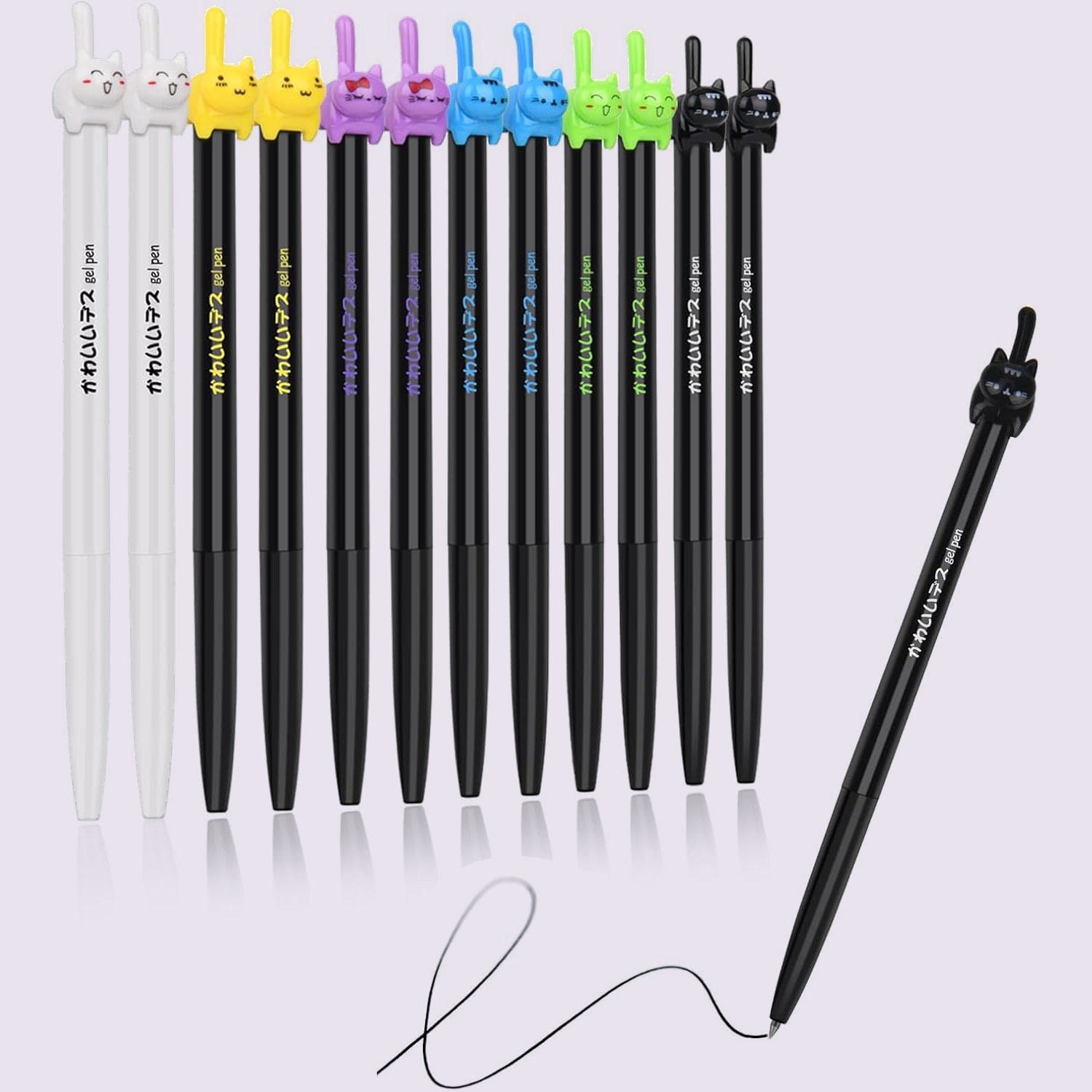 Cat Tail Retractable Gel Pen