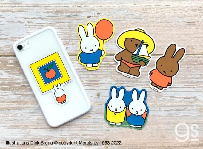 Miffy & Melanie Cloud Mini Die Cut Sticker
