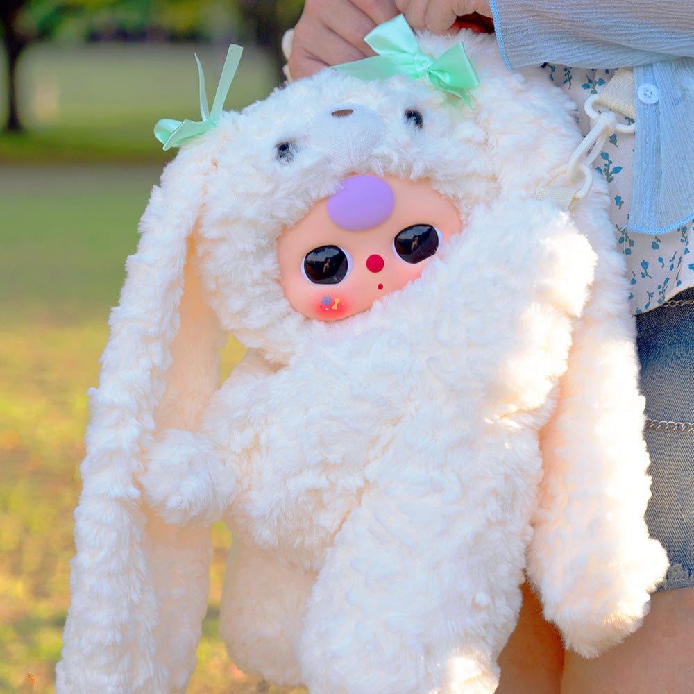 Baby Three Hugging Baby Backpack Plush Blind Box