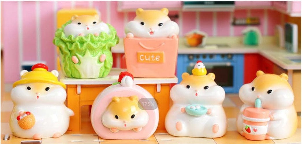 Kola Carat Hamster Mini Figure Blind Box