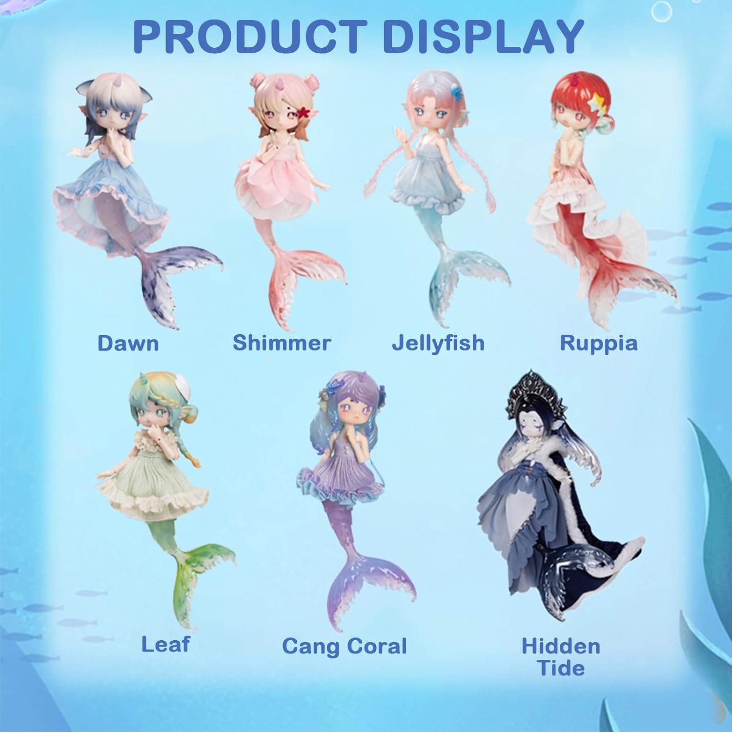 ANTU Tidal Secret Language Mermaid Series Ball Jointed Doll Blind Box