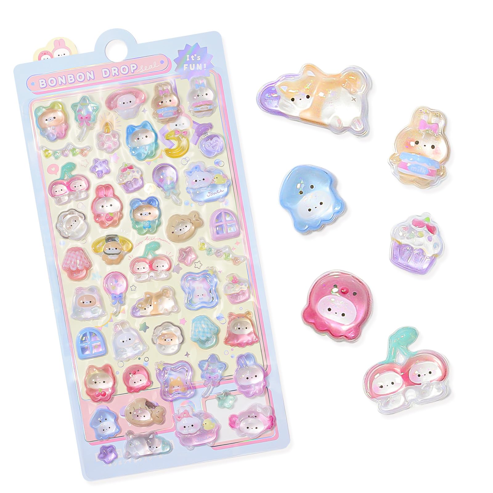 Kigurumi Bonbon Drop Q-Lia Stickers