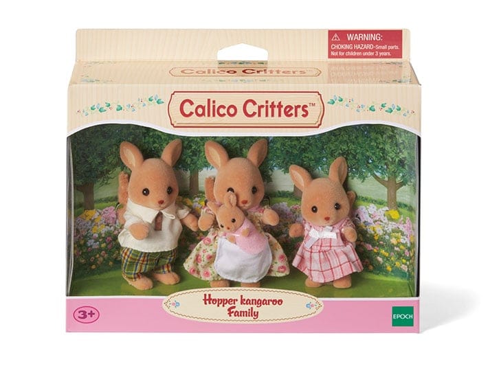 Hopper Kangaroo Family Calico Critters Playset