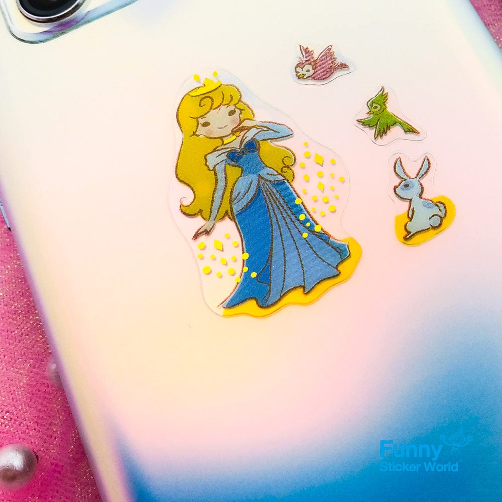 Sleeping Beauty Fairy Tale Sticker