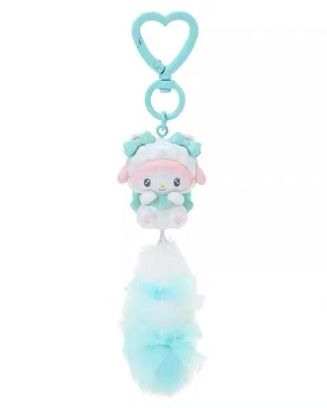 My Sweet Piano Kitten Bow Keychain