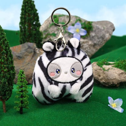 Zebra Pandaroll Miniz Standing Plush