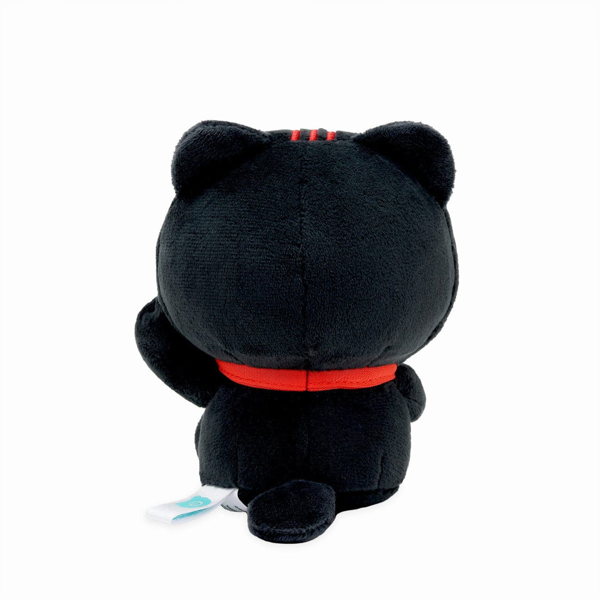 Puppiroll Lucky Cat Black Sitting Plush