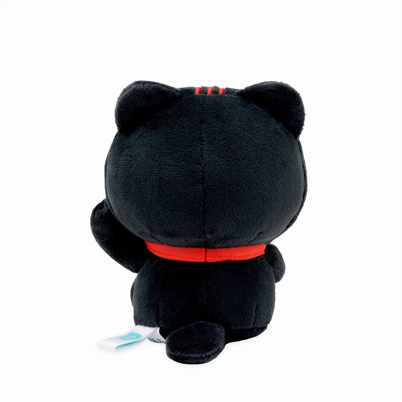 Puppiroll Lucky Cat Black Sitting Plush