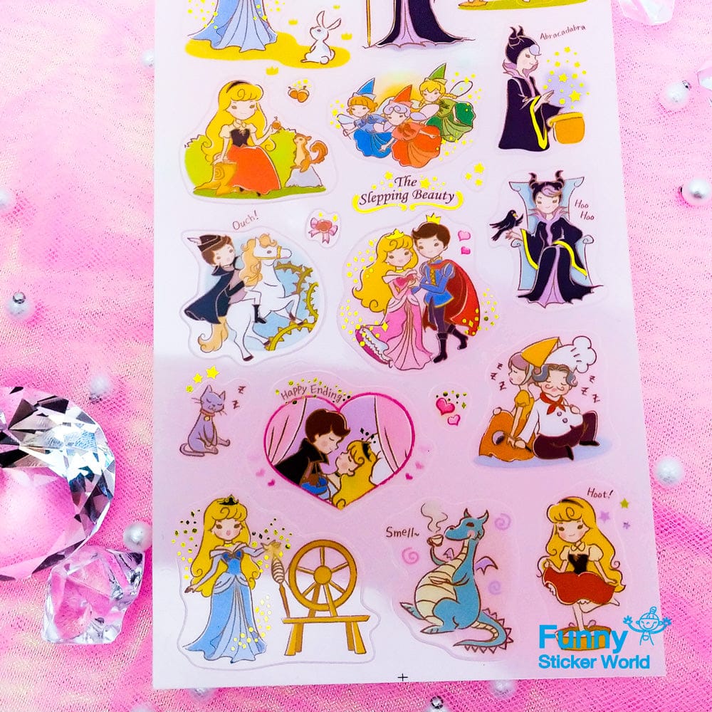 Sleeping Beauty Fairy Tale Sticker