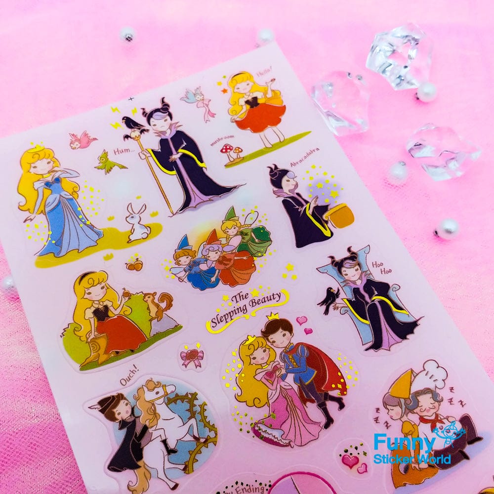 Sleeping Beauty Fairy Tale Sticker