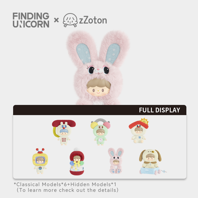 zZoton Happy Childhood Plushie Blind Box - Colorful Cute