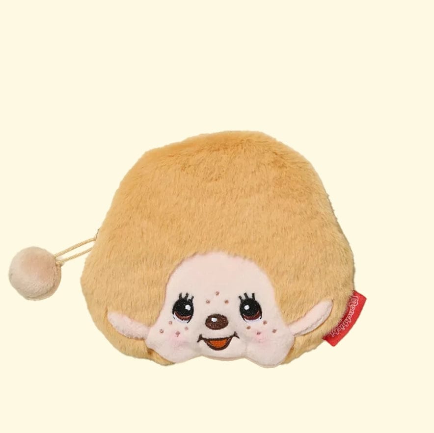 Monchhichi Beige Boy Plush Coin Purse