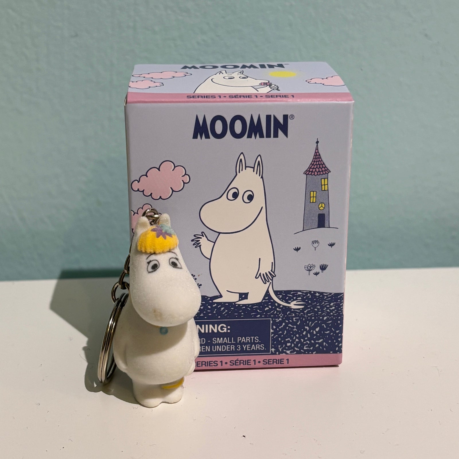 Moomin Flocked Keychain Blind Box