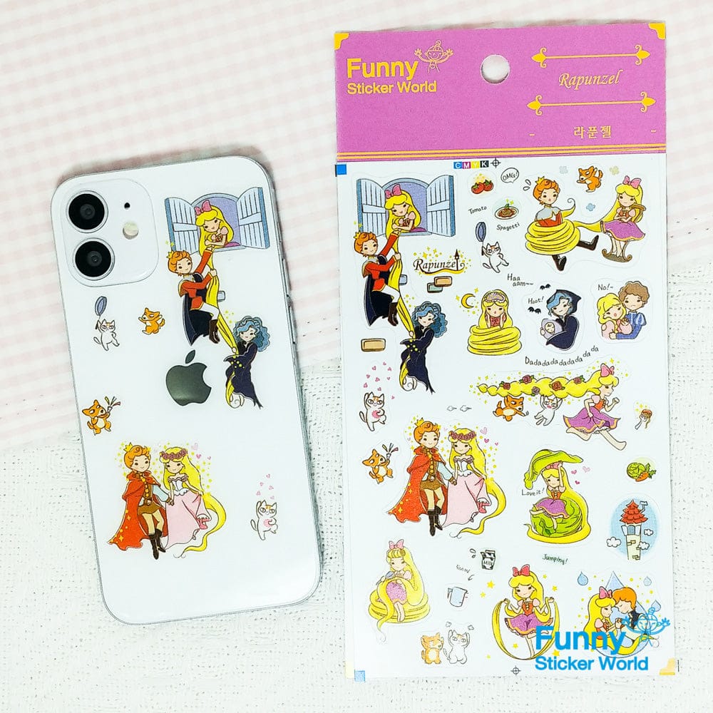 Rapunzel Fairy Tale Sticker
