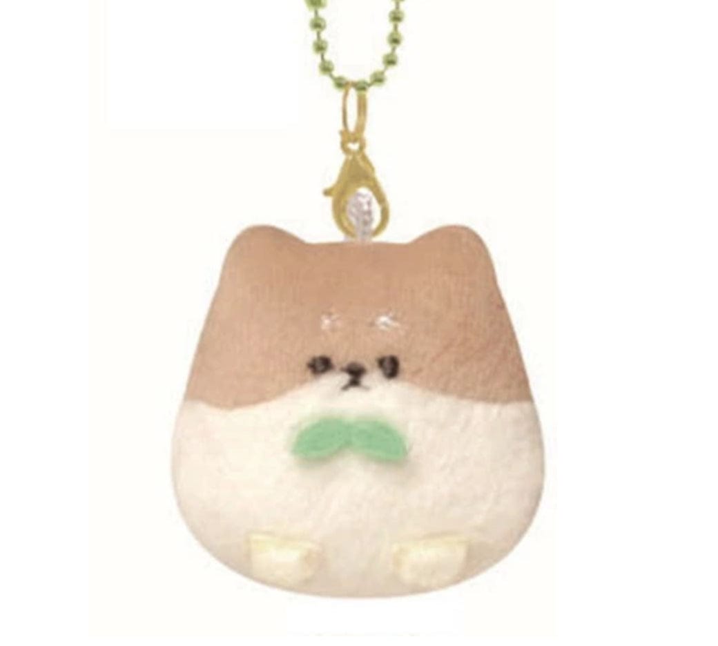 Brown Shiba With Bow PetaFure Keychain
