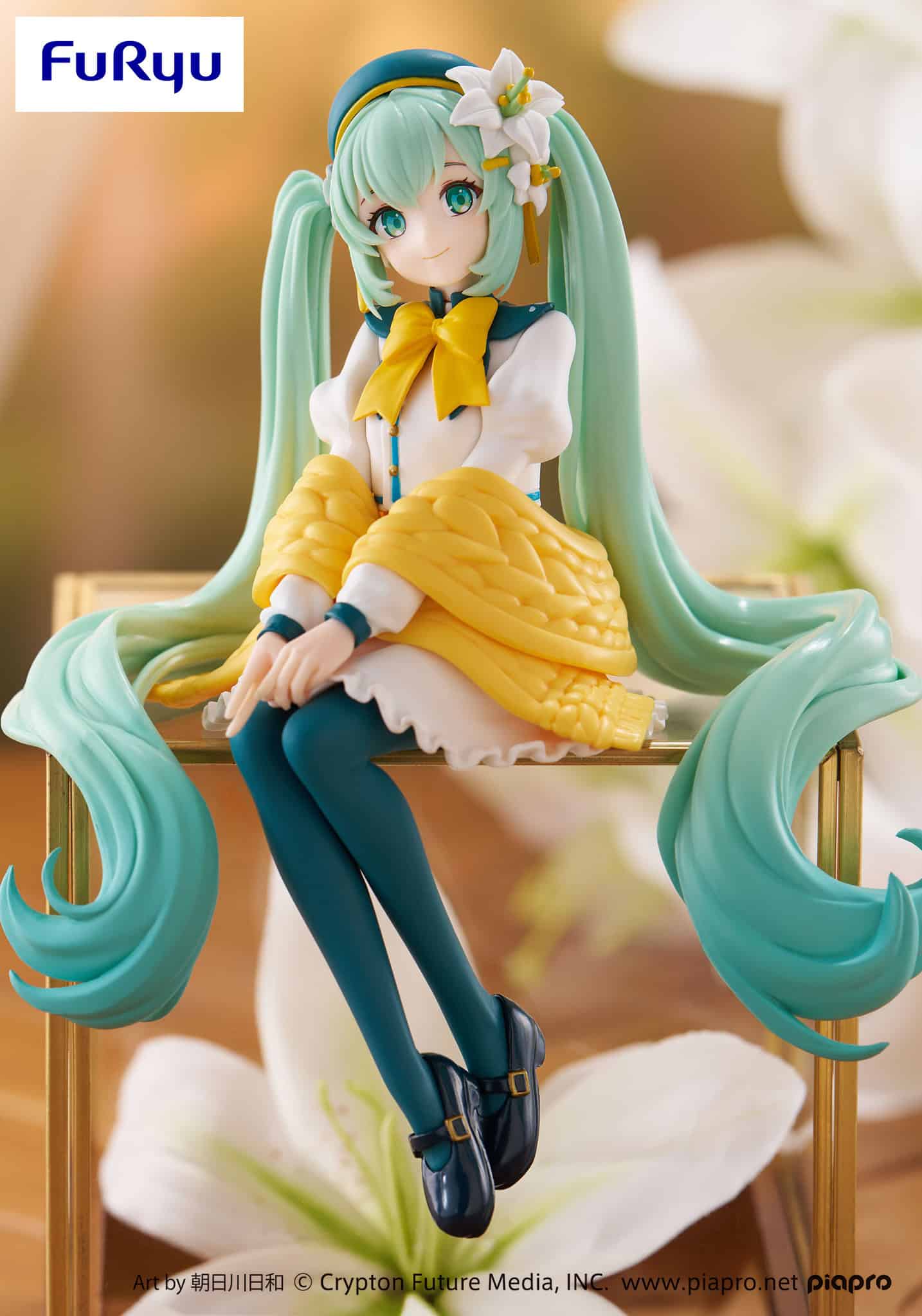 Hatsune Miku Flower Fairy Lily White Version Noodle Stopper Figure