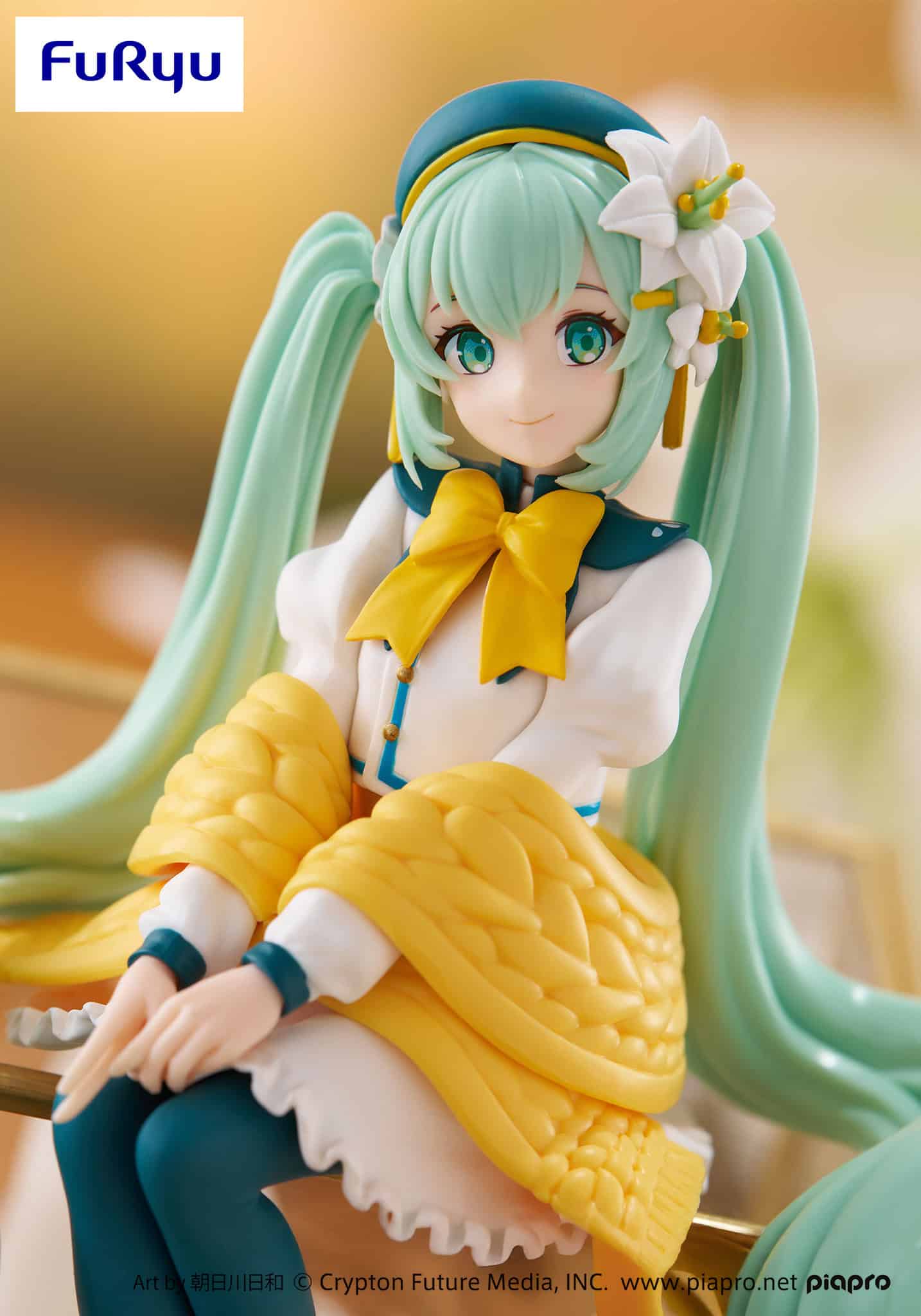 Hatsune Miku Flower Fairy Lily White Version Noodle Stopper Figure