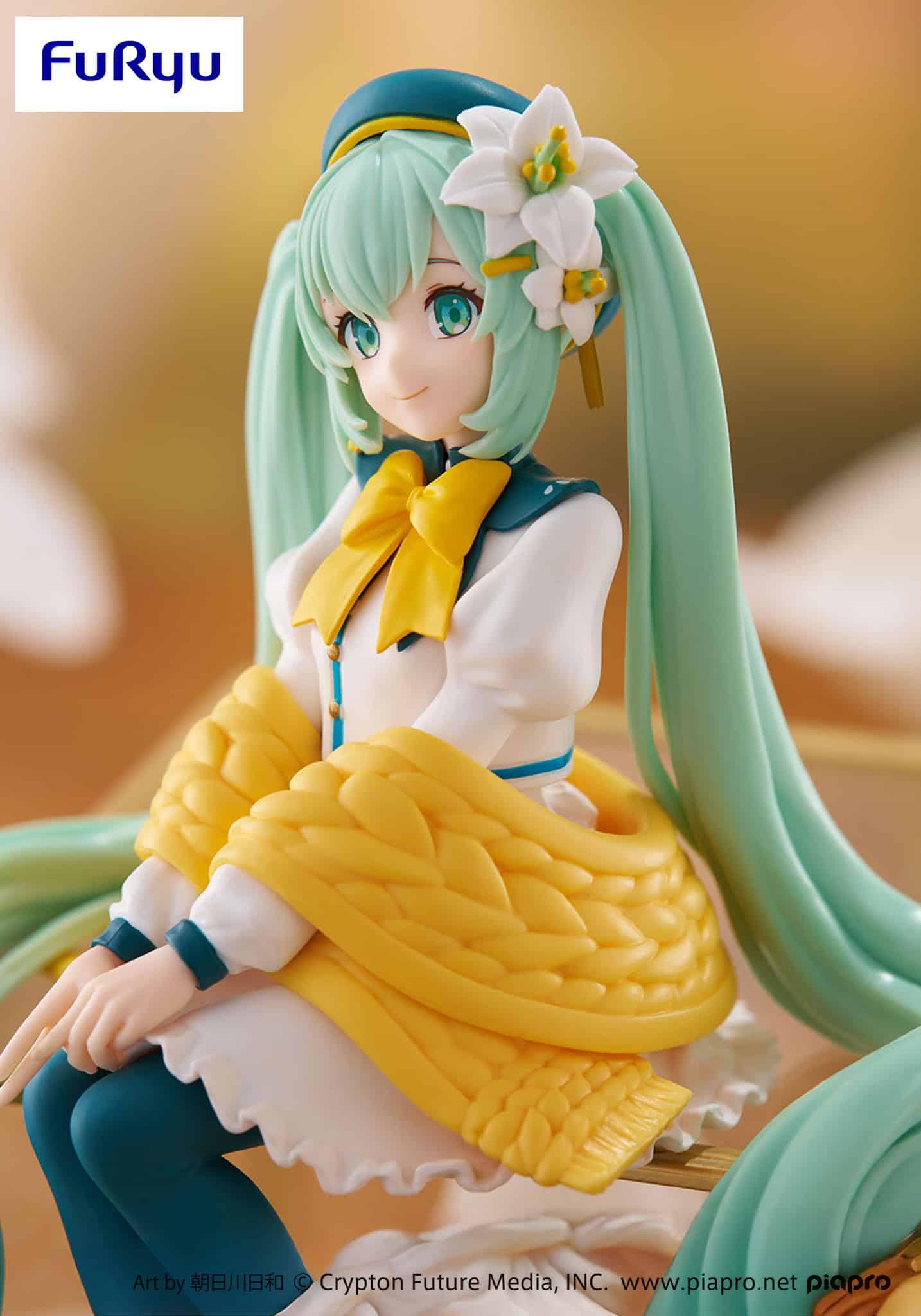 Hatsune Miku Flower Fairy Lily White Version Noodle Stopper Figure