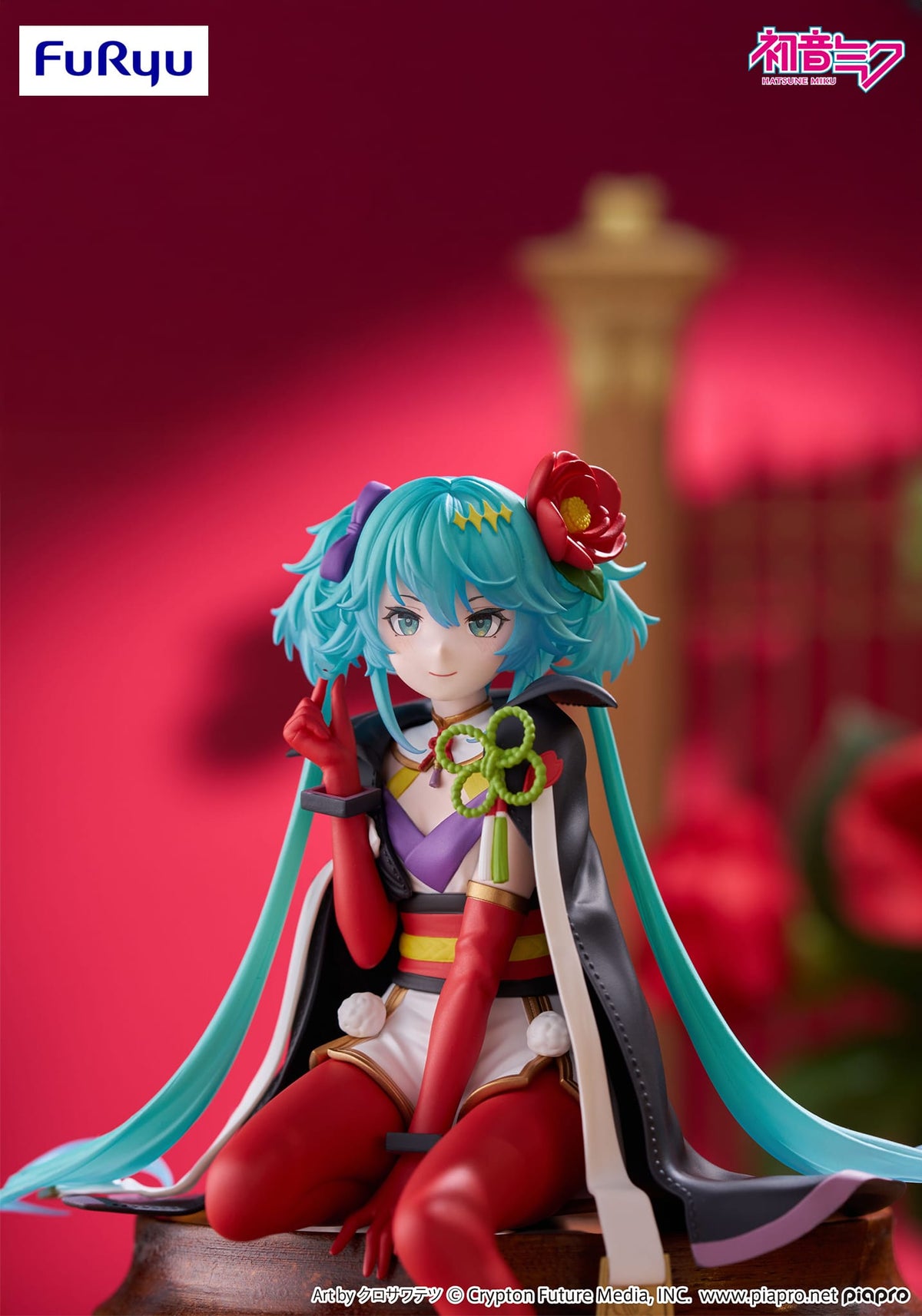 Hatsune Miku Flower Fairy Camellia Noodle Stopper Figure