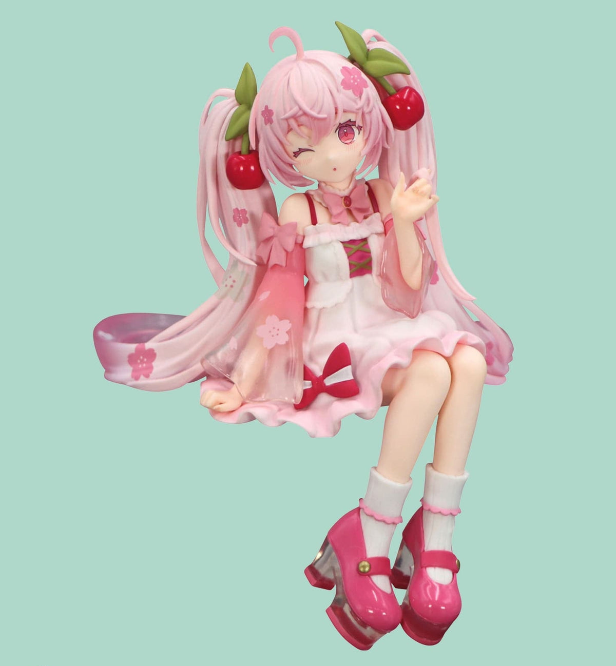 Hatsune Miku Sakura Miku 2025 Wink Noodle Stopper Figure