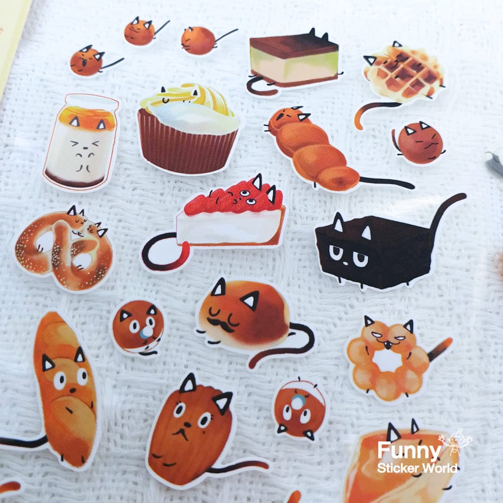 Sweet Meow Desserts Sticker