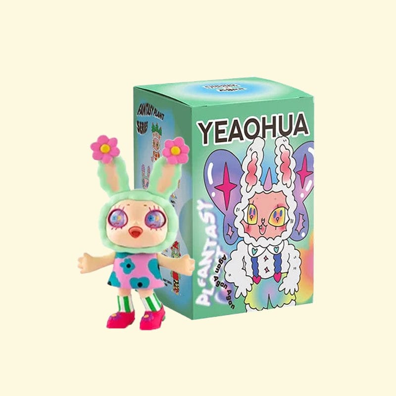 Agan Yeaohua Fantasy Plant blind box and a mini figure next to the box.
