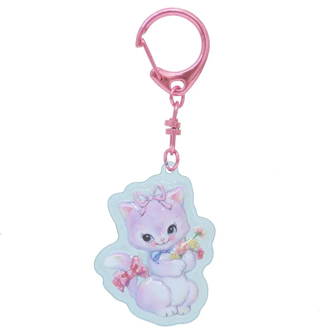 Swimmer Cat Pukkuritai Keychain