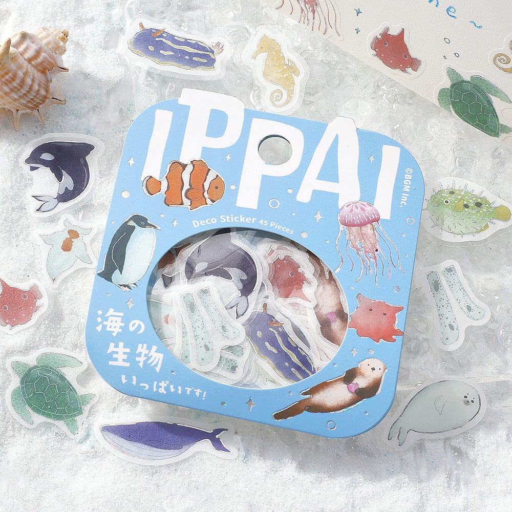 BGM Sticker Flakes-Ippai Marine Life