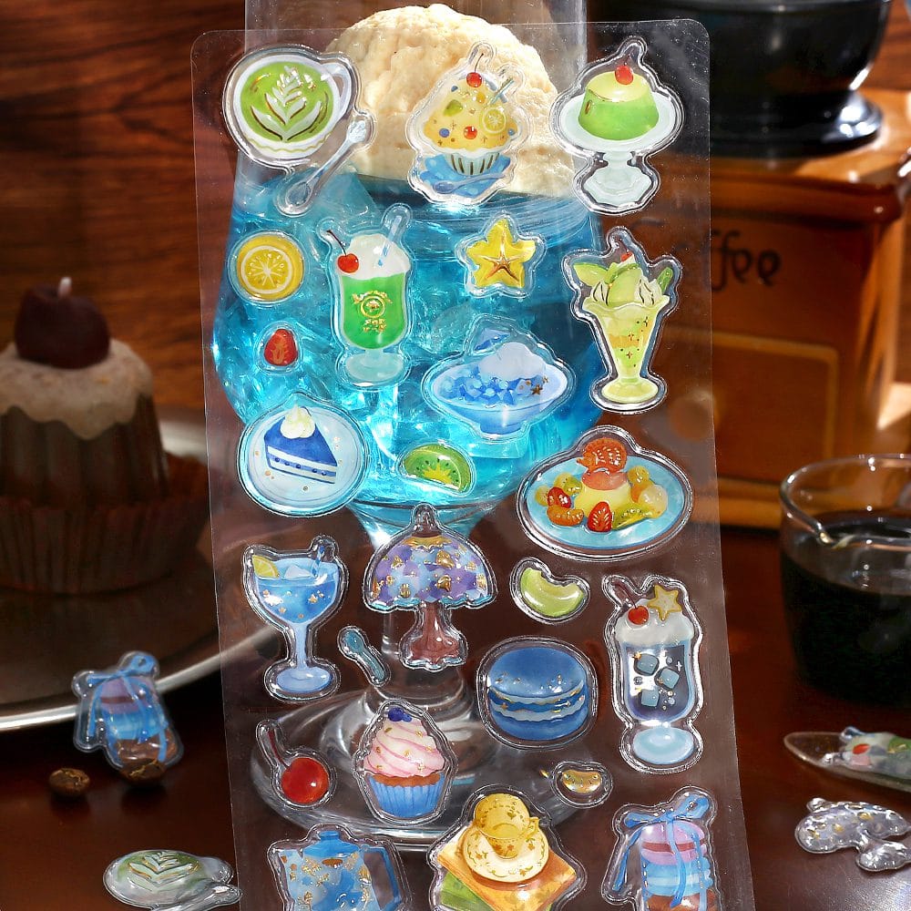 Cafe a la Mode Shell Stickers