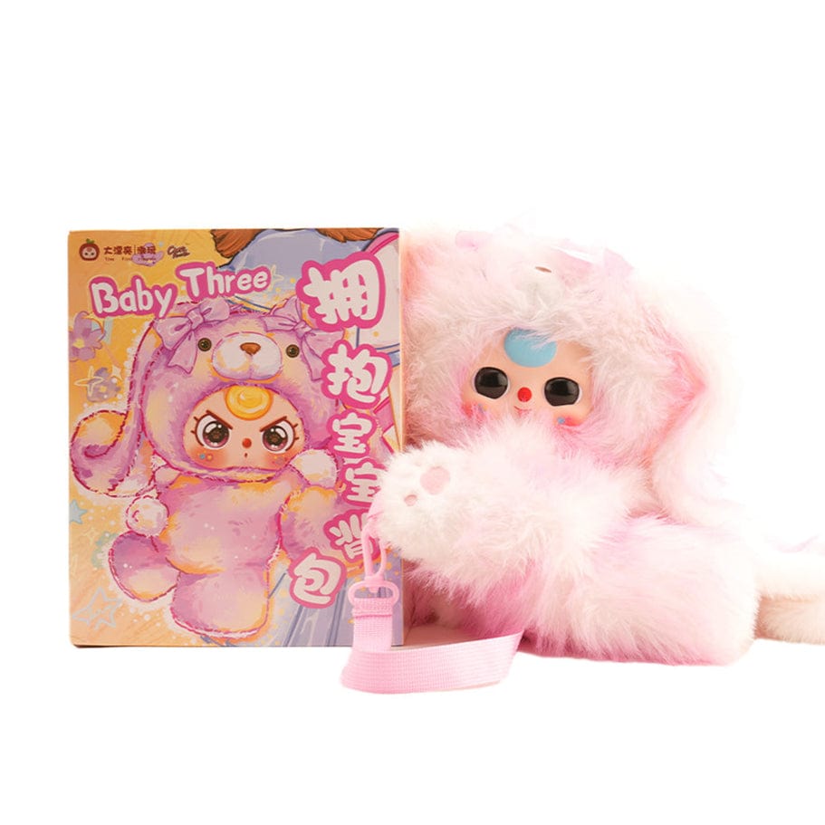 Baby Three Hugging Baby Backpack Plush Blind Box