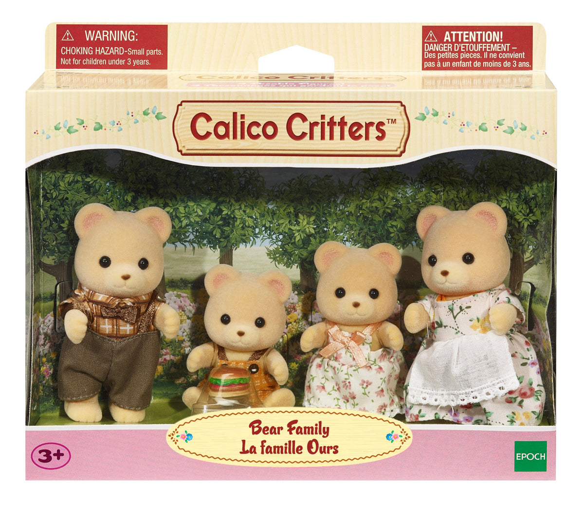 Cuddle Bear Family Calico Critters Playset