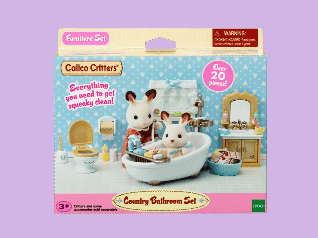 Calico Critters Country Bathroom Set
