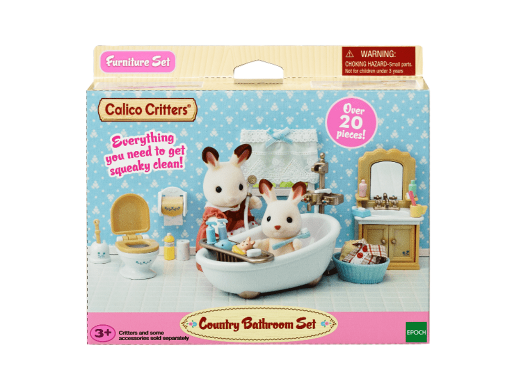 Calico Critters Country Bathroom Set