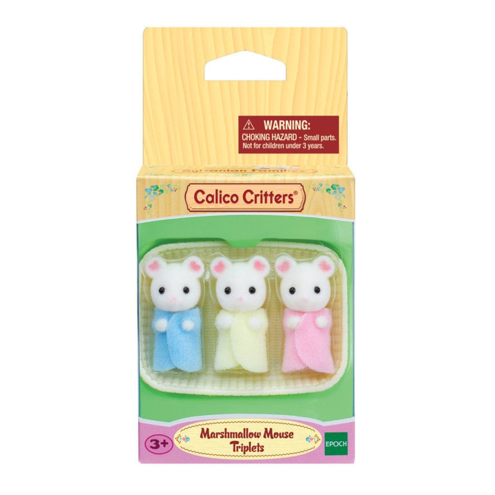 Marshmallow Mouse Triplets Calico Critters Figures