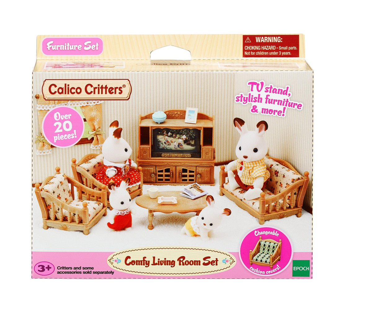 Calico Critters Comfy Living Room Set