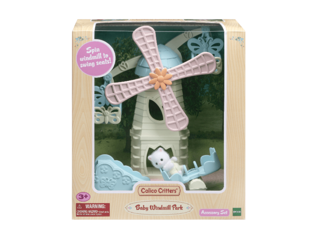 Calico Land Baby Windmill Park Calico Critters Playset