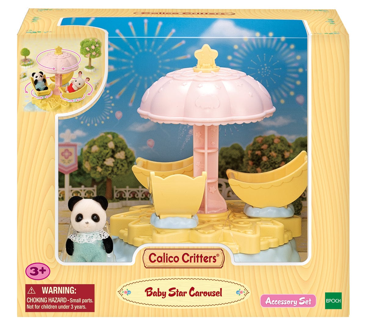 Calico Land Baby Star Carousel Calico Critters Playset